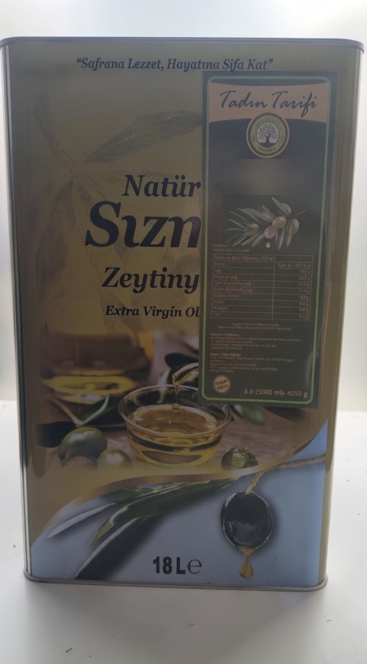 (4*18 )lt Natürel Sızma Zeytinyağı